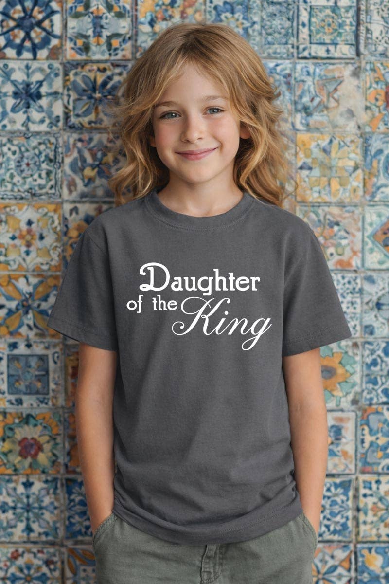 Daughter of the King Faith Kids Graphic Heavy Cotton Tee