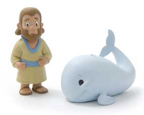 Jonah and Fish 2 Piece Set