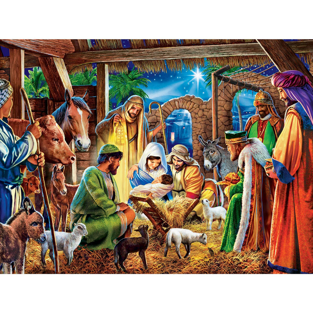 Happy Holidays - Away in a Manger 300 Piece EZ Grip Puzzle