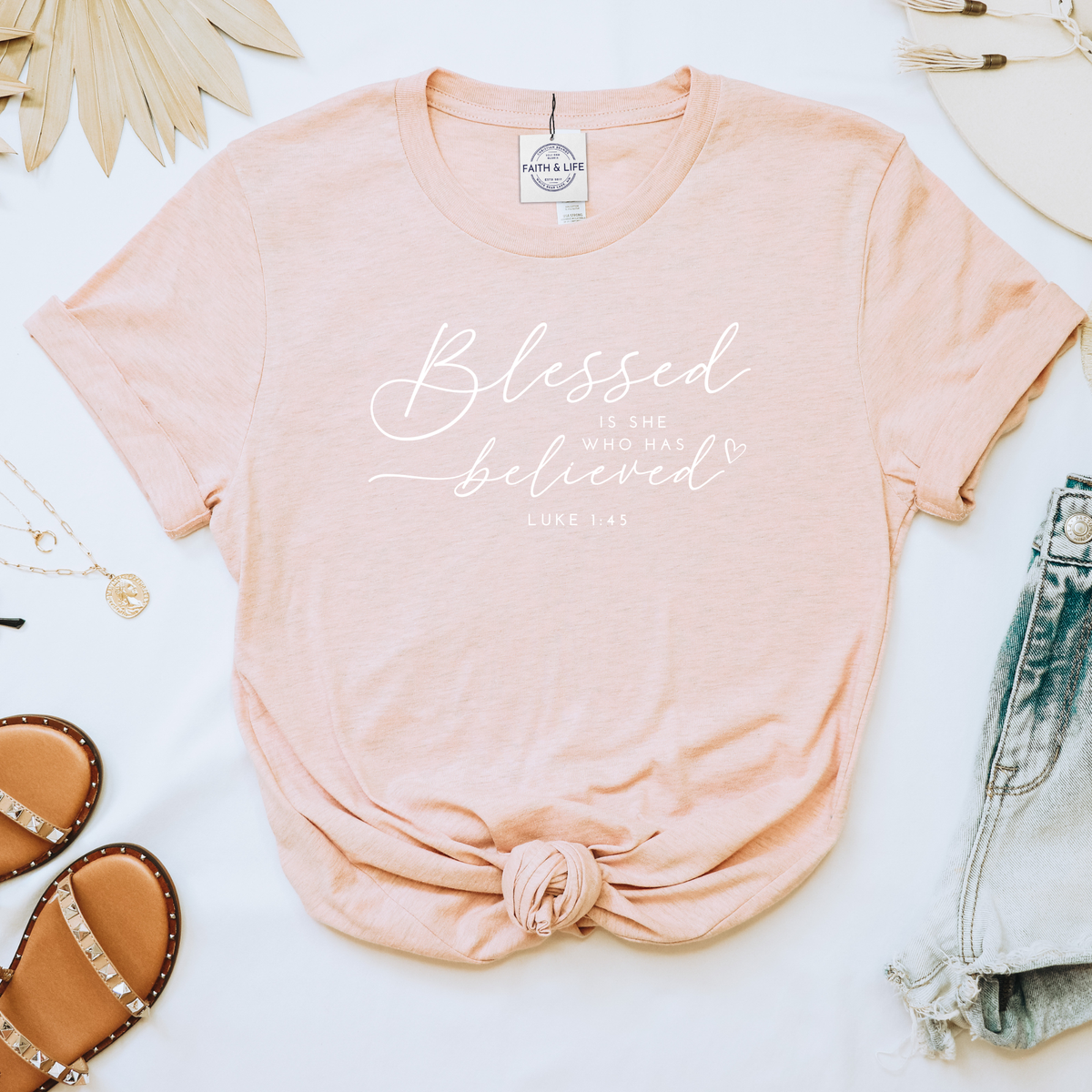 Blessed Fall Graphic Long Sleeve Shirt Custom Verse or Text