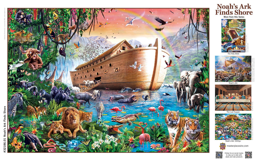 Noah's Ark Finds Shore 500 Piece Puzzle