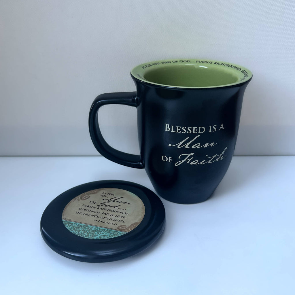 Coaster Mug for Man of Faith