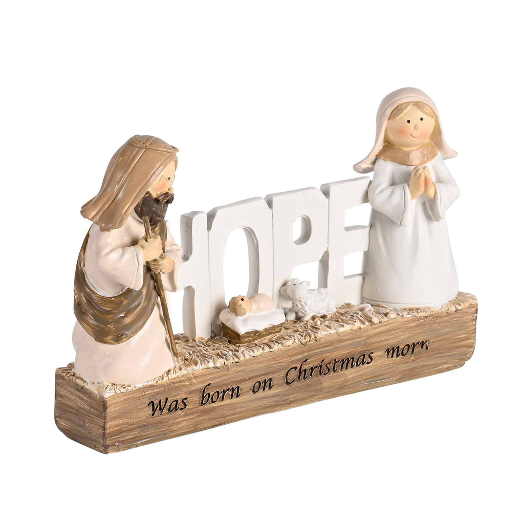 Nativity Holy Family Hope Born 3.75H