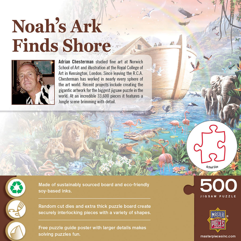 Noah's Ark Finds Shore 500 Piece Puzzle