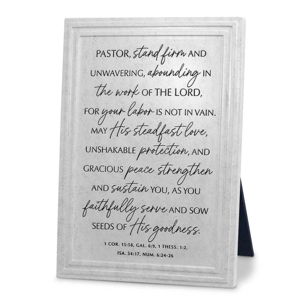 LCP Plaque Tabeltop God Bless Our Pastor