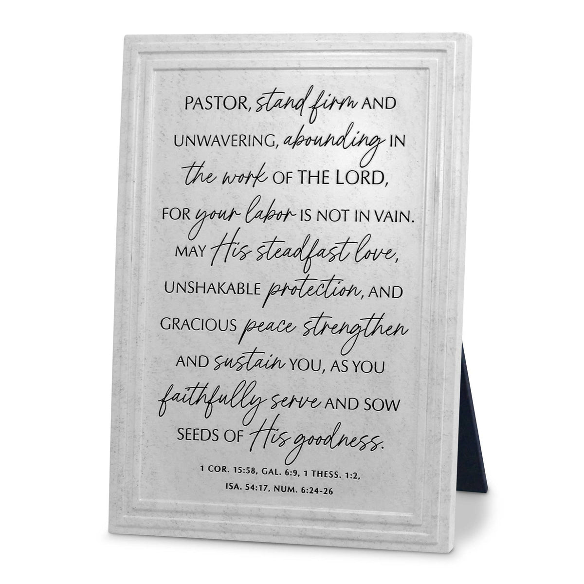 LCP Plaque Tabeltop God Bless Our Pastor