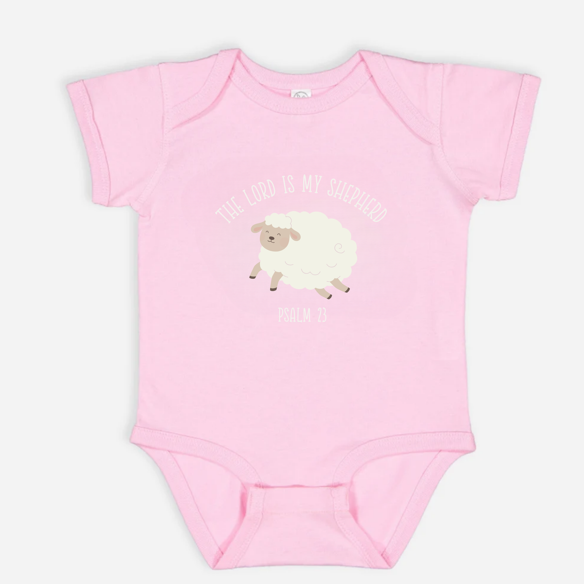 The Lord is My Shepherd Baby Easter Bible Verse Onesie