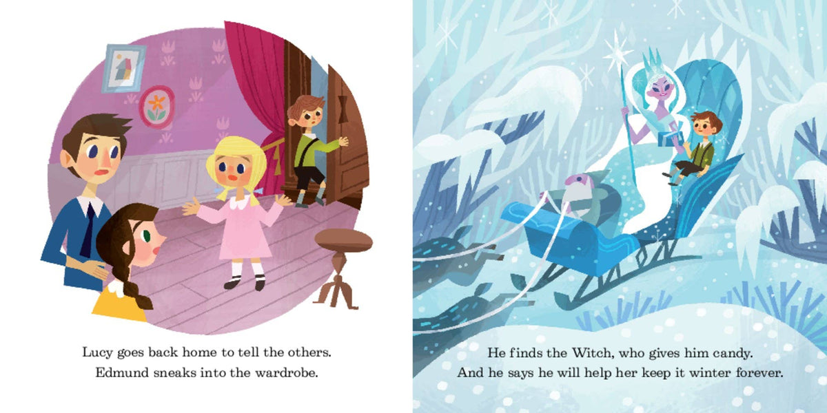 Lion, the Witch and the Wardrobe board book: C. S. Lewis