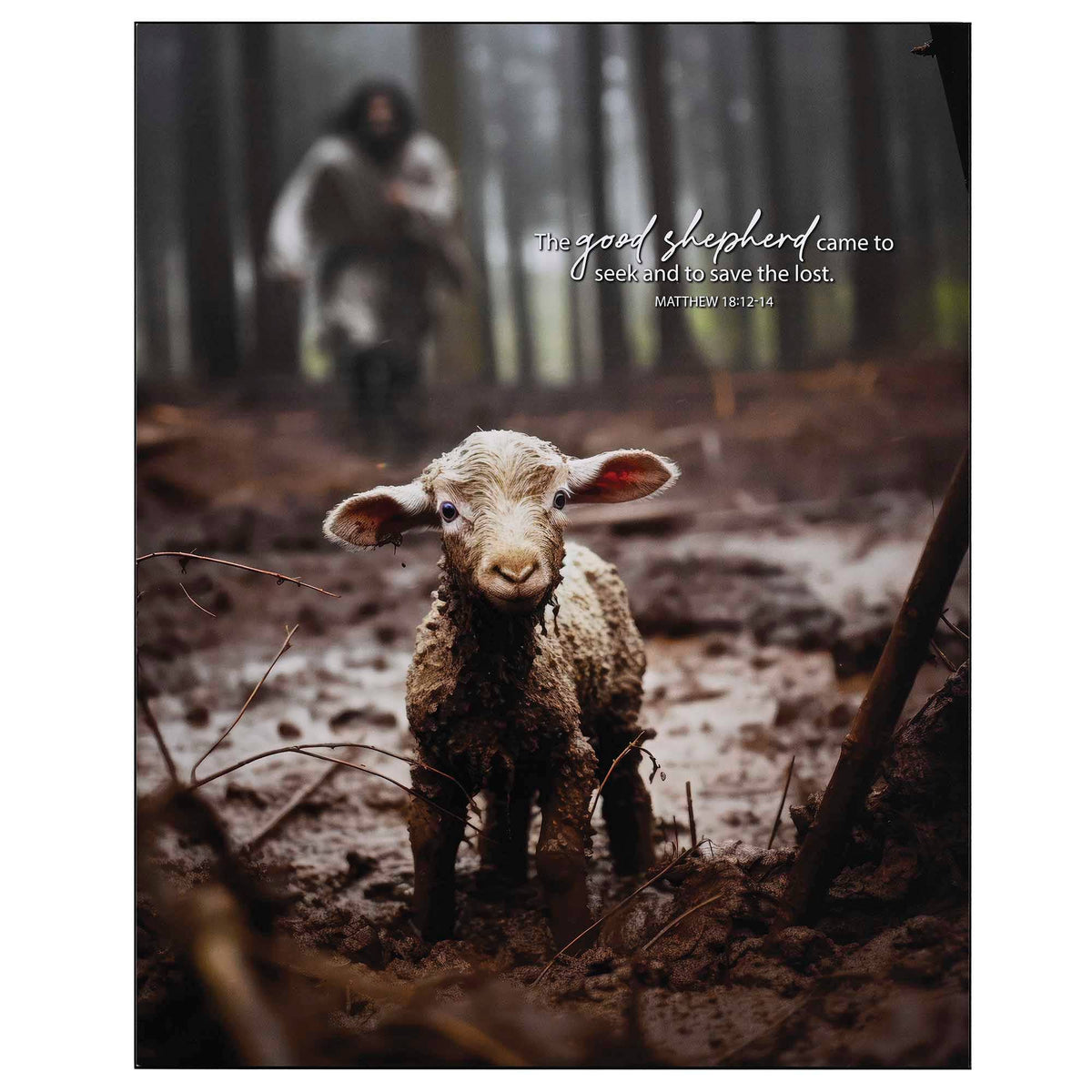 Wall Plaque The Lost Lamb Matt. 18:12-14