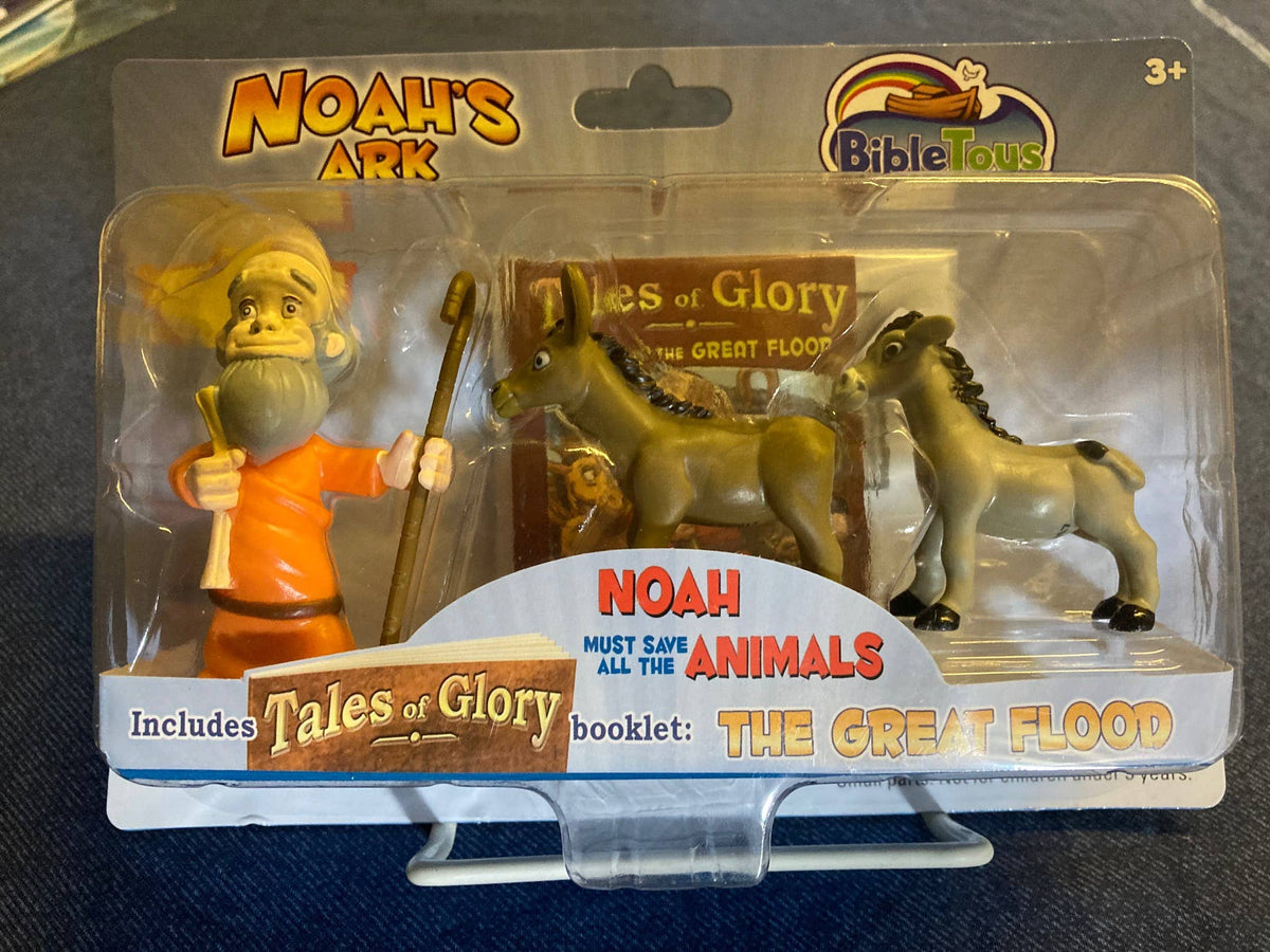 Noah and Animals 3 Piece Set