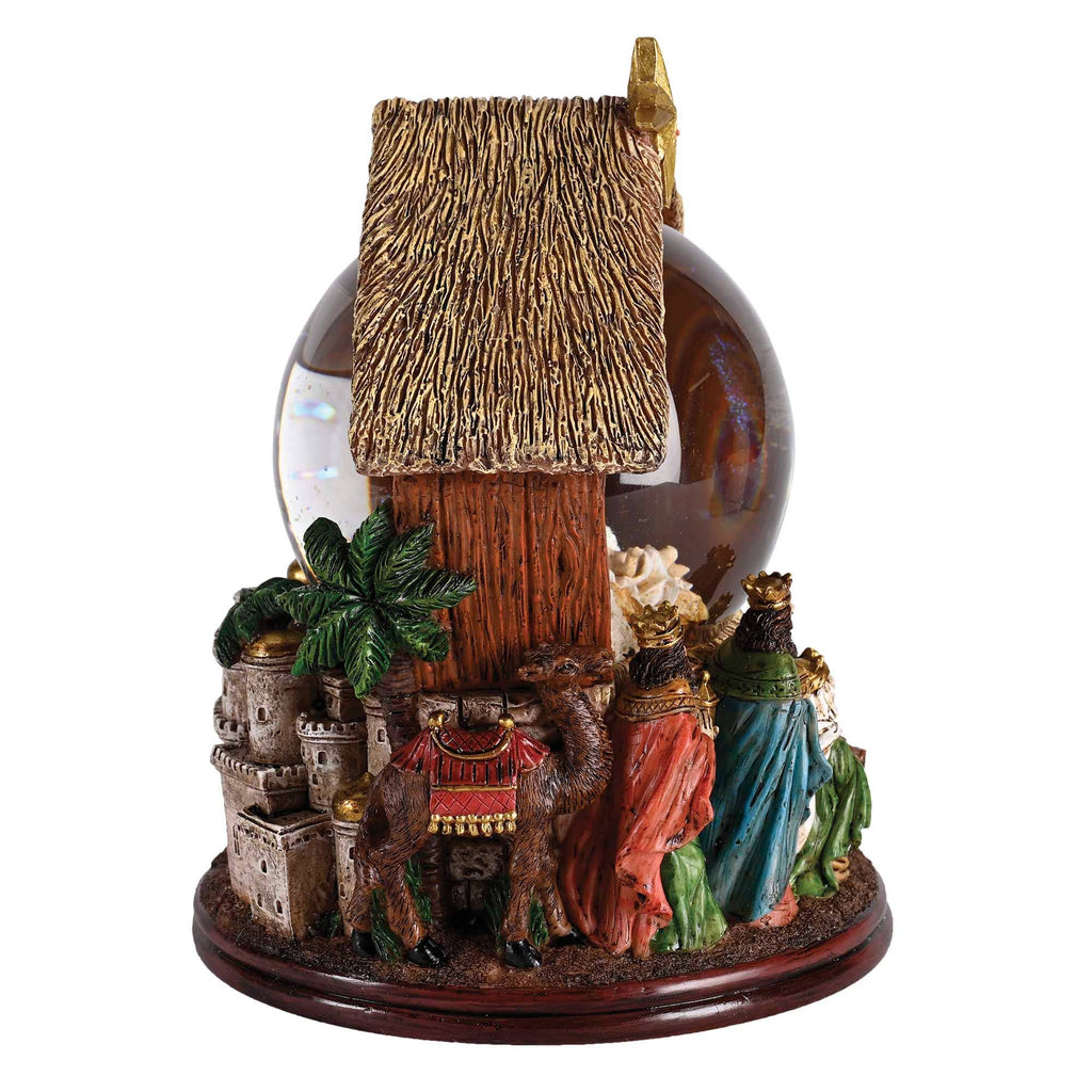 Waterglobe Nativity With Animals Kings