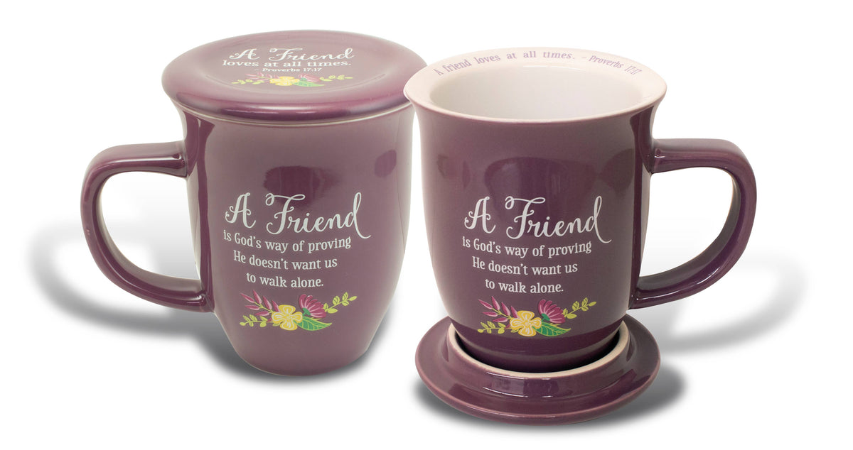 Friend Purple Coaster Mug