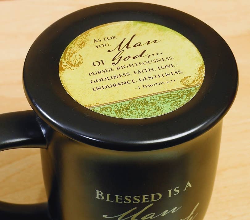 Coaster Mug for Man of Faith