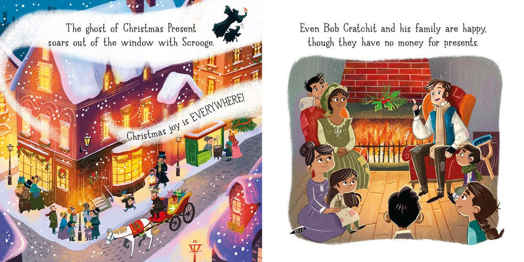 A Christmas Carol board book: Usborne