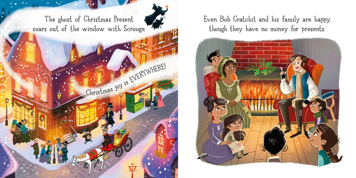 A Christmas Carol board book: Usborne