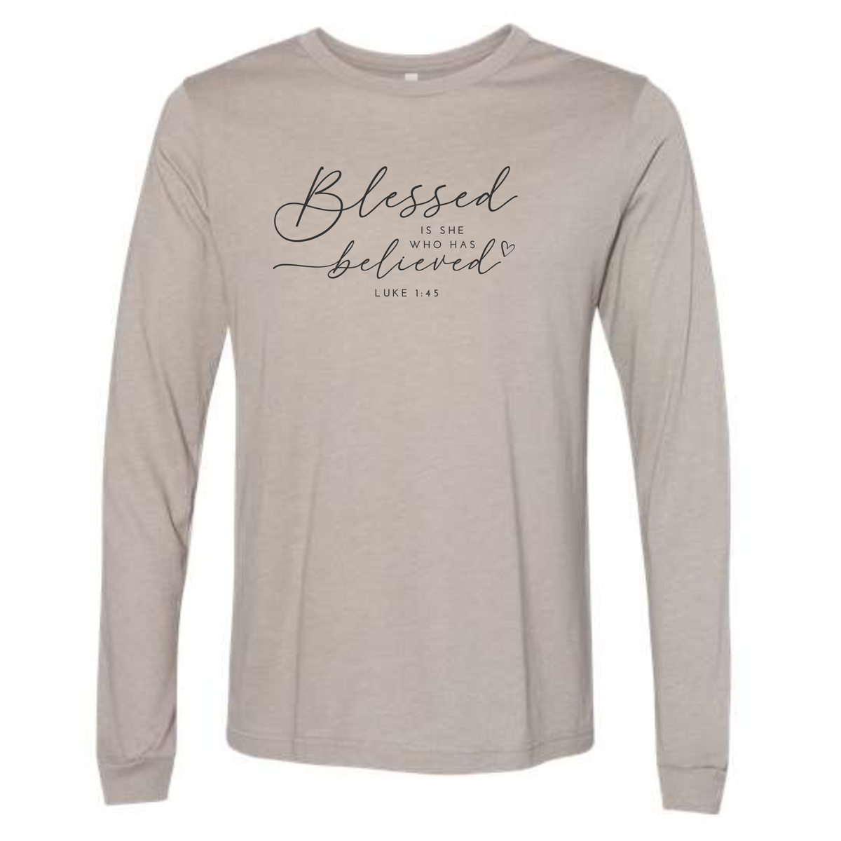 Blessed Fall Graphic Long Sleeve Shirt Custom Verse or Text