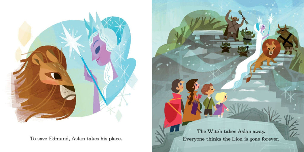 Lion, the Witch and the Wardrobe board book: C. S. Lewis
